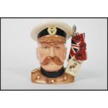 A Royal Doulton large character jug Lord Kitchener D7148, to commemorate 150th anniversary of his