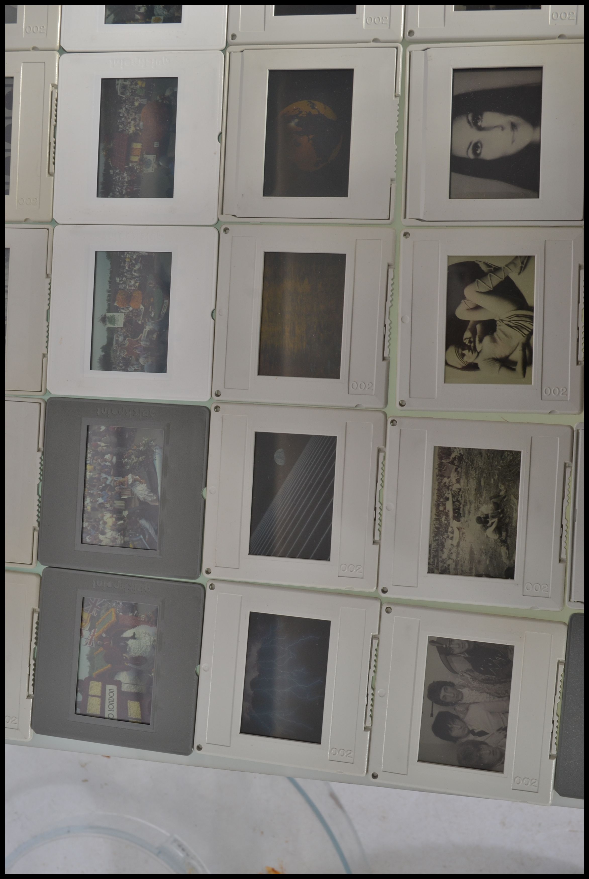 A large collection of 35mm colour transparency slides held within three plastic slide carousels - Image 5 of 11