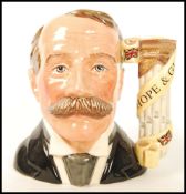 A Royal Doulton Large character jug Elgar D7118. Measures 17cms high. Note; from an extensive