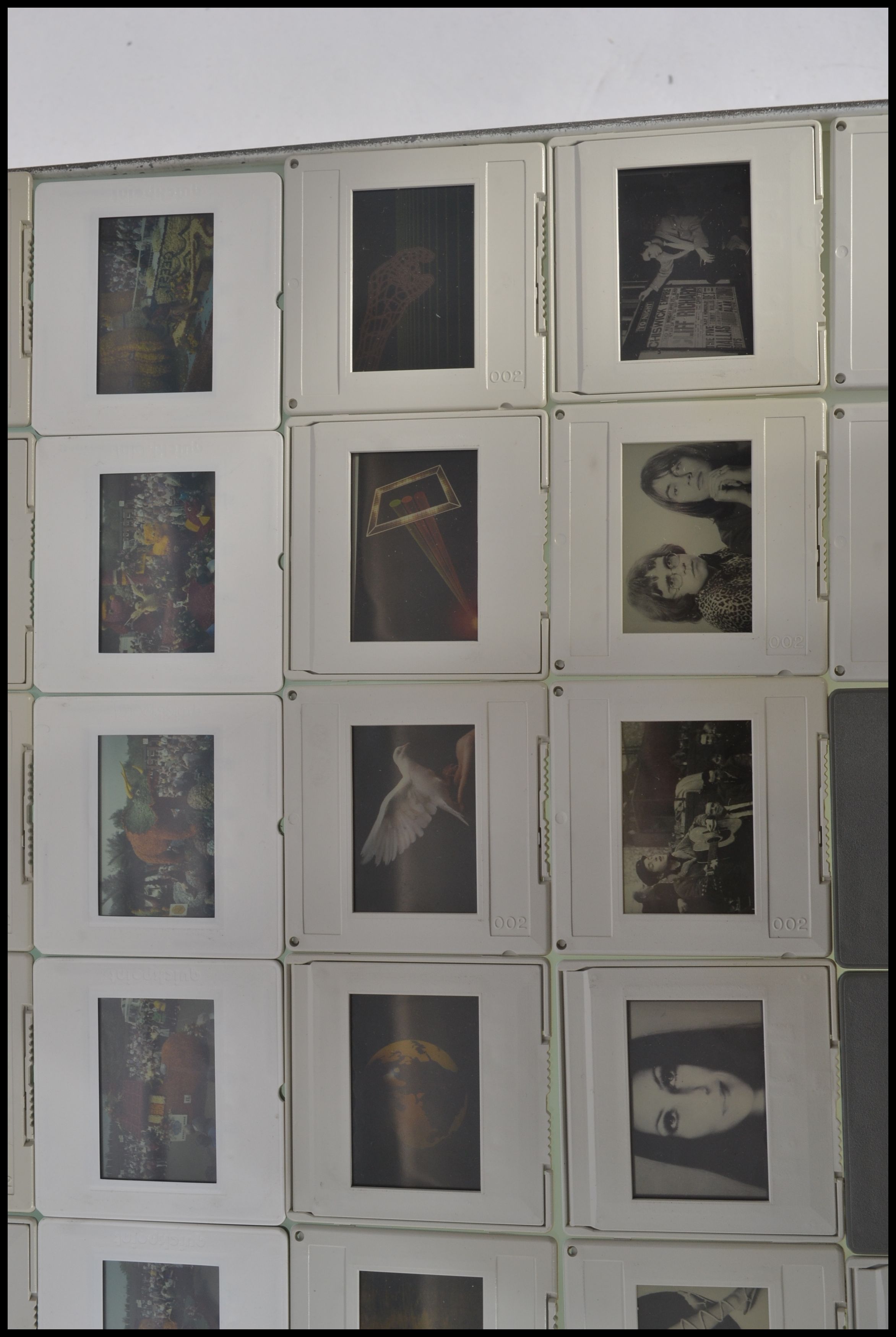 A large collection of 35mm colour transparency slides held within three plastic slide carousels - Image 6 of 11