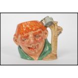 A large Royal Doulton character jug, 'Quasimodo' D7108. Limited edition, 874/2500 Measures 18cm high