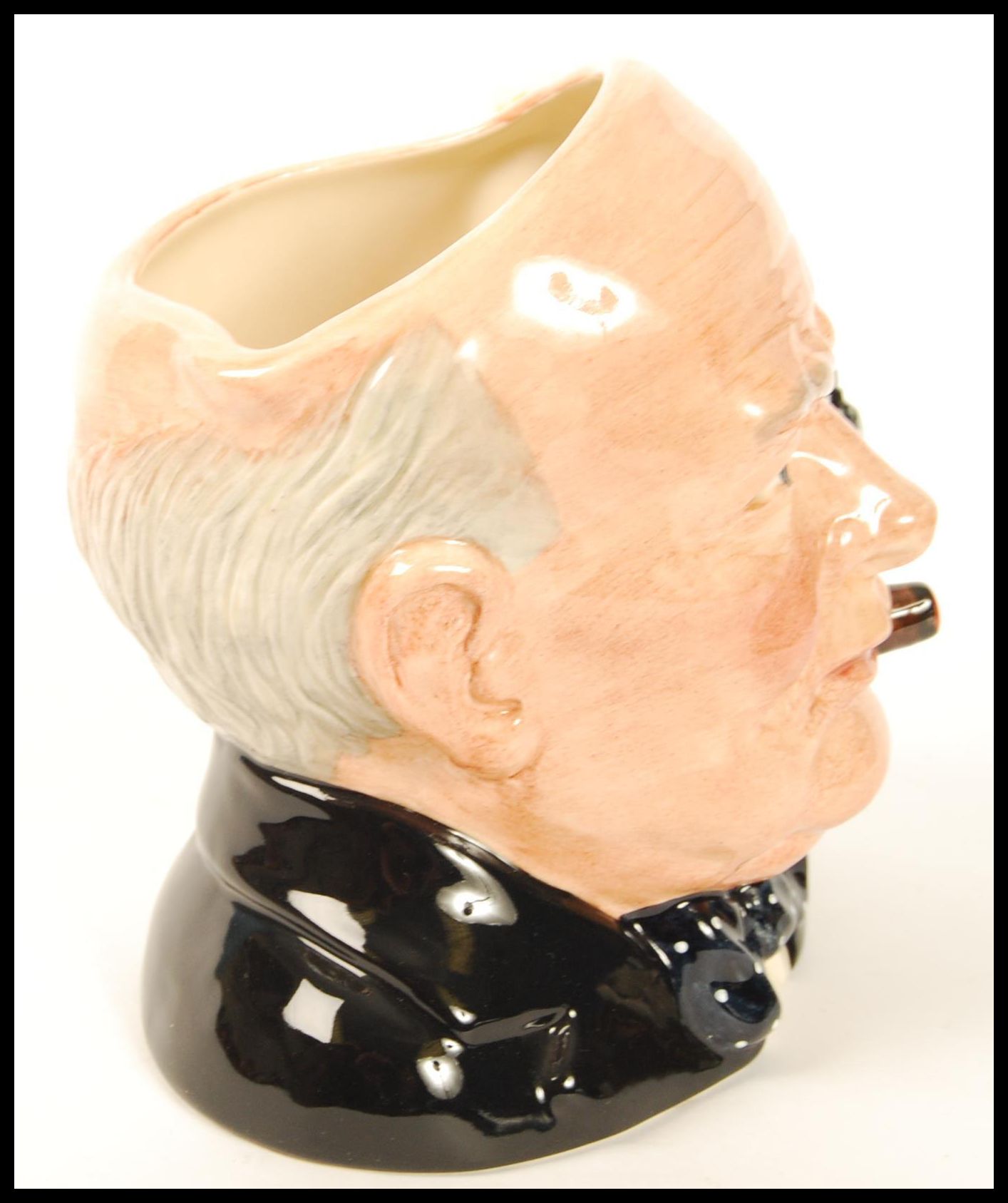 Royal Doulton Character Jug - Large, Character Jug of The Year 1992 ' Winston Churchill ' Bulldog - Image 6 of 11