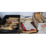 Stamps; a large collection (spanning three boxes) of assorted all world stamps within envelopes,