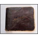 Autographs; a vintage part filled 1930's autograph book containing several period signatures to
