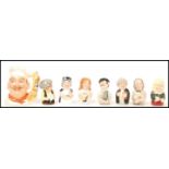 A group of eight Royal Doulton boxed Doultonville figures to include Chef , Miss Studious , Albert