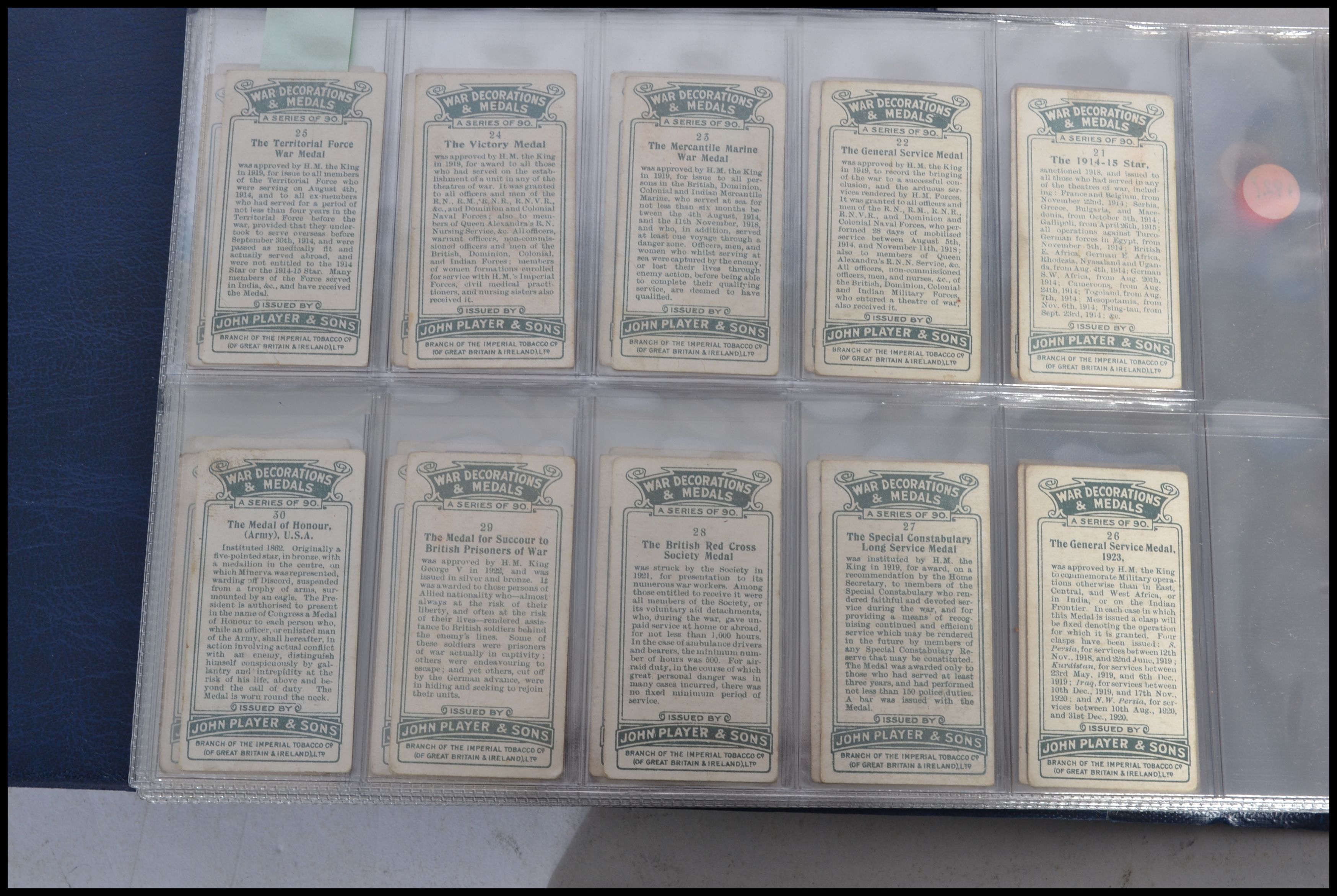 Cigarette cards; three albums of cigarette cards, all appearing to be full / complete sets (some - Image 4 of 9