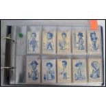 Cigarette cards; two albums of cigarette cards, all appearing to be full / complete sets. To