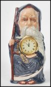 Royal Doulton - Ltd and Numbered Edition Toby Jug ' Old Father Time ' D7069. Designer David B Biggs.