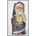 Royal Doulton - Ltd and Numbered Edition Toby Jug ' Old Father Time ' D7069. Designer David B Biggs.