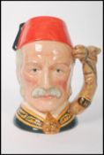 A Royal Doulton large character jug General Gordon special edition of 1500 but not numbered D6869.