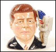 A Royal Doulton large character jug - John F Kennedy, D7246 269 / 1000. Limited run for Pascoe.