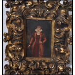 An early 20th century oil on board painting of a lady. Signed by artist Beatrice Mayeur (