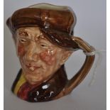 A Royal Doulton Pearly Boy small character jug. Variation of the Arry jug with buttons