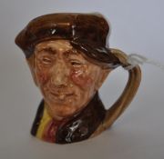 A Royal Doulton Pearly Boy lsmall character jug. Variation of the Arry jug with buttons