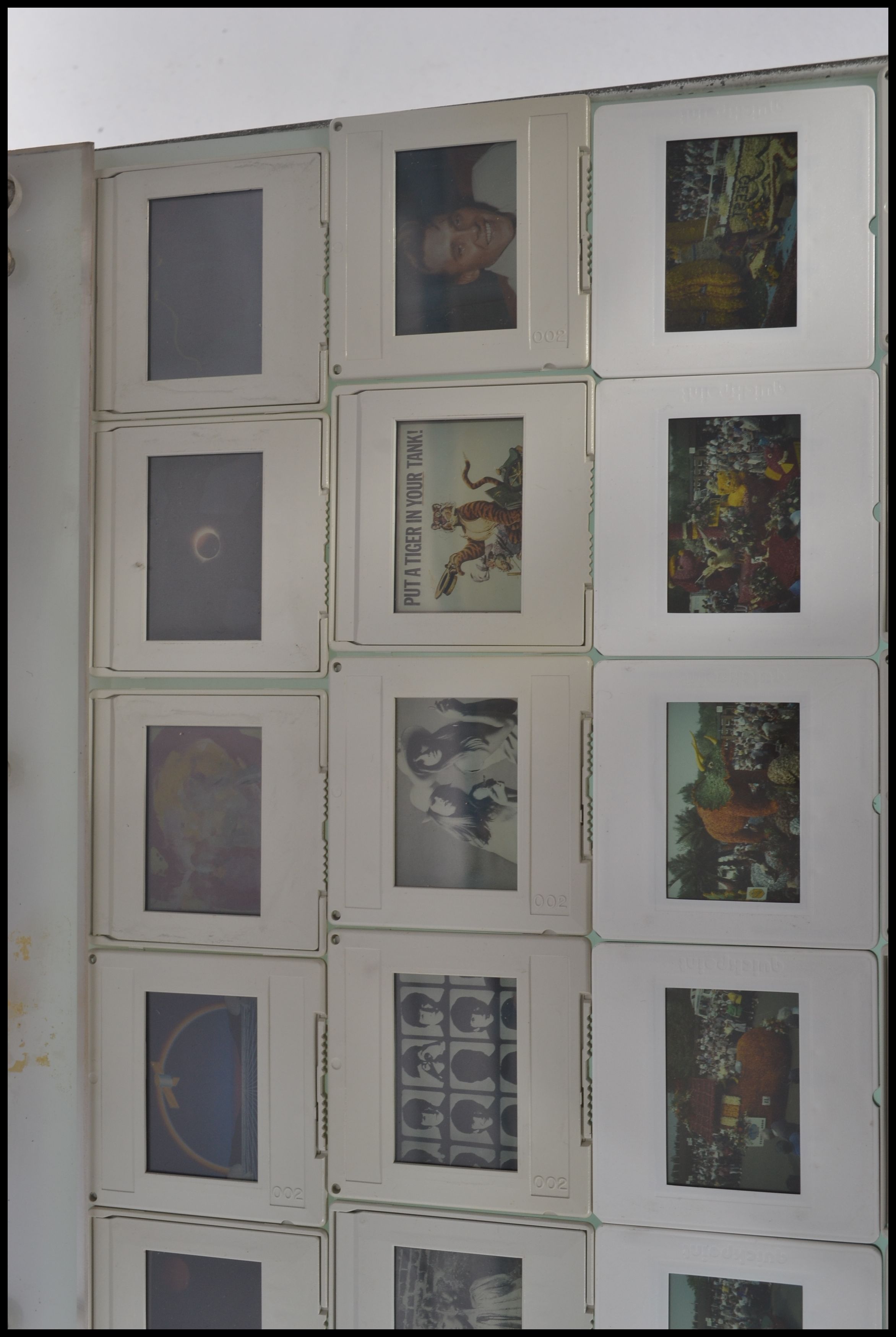 A large collection of 35mm colour transparency slides held within three plastic slide carousels - Image 7 of 11