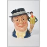 A Royal Doulton large character jug Mr Pickwick D6959 limited edition 259/2500. Measures 17cms high.