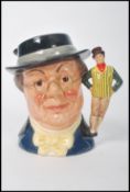 A Royal Doulton large character jug Mr Pickwick D6959 limited edition 259/2500. Measures 17cms high.