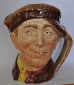 A Royal Doulton Pearly Boy large character jug. Variation of the Arry jug with buttons