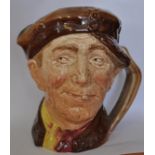 A Royal Doulton Pearly Boy large character jug. Variation of the Arry jug with buttons