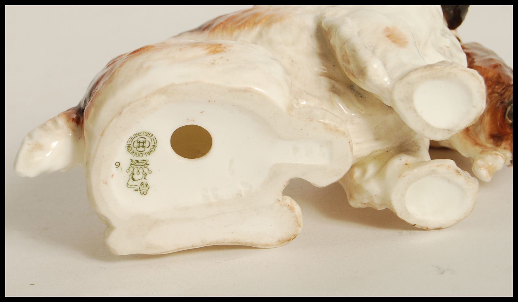 A Royal Doulton Spaniel with Hare, an extremely rare model only put into production for a very - Image 3 of 3