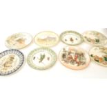 A group of Royal DOulton character / Series ware plates to include Under The Greenwood Tree Where in