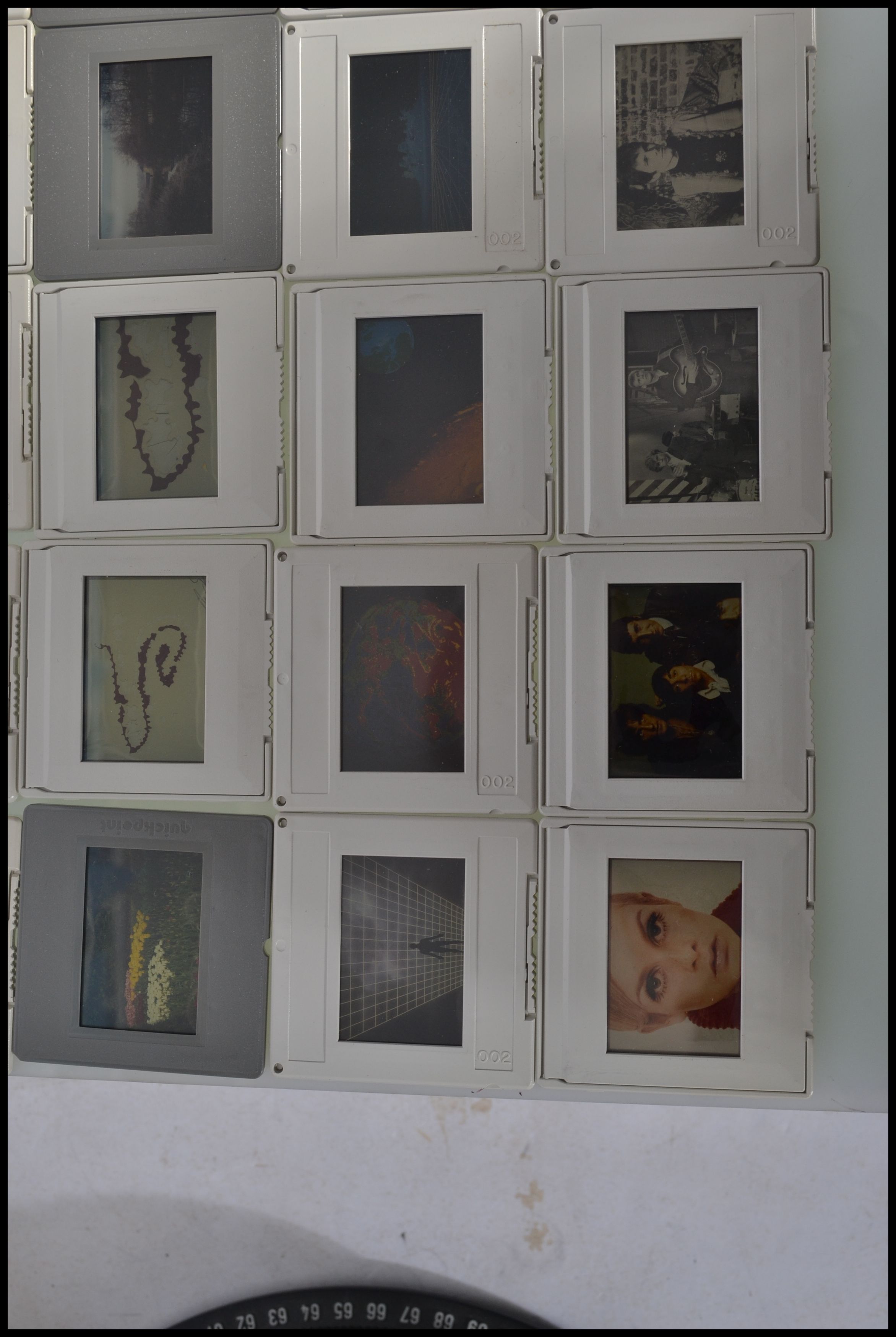 A large collection of 35mm colour transparency slides held within three plastic slide carousels - Image 4 of 11