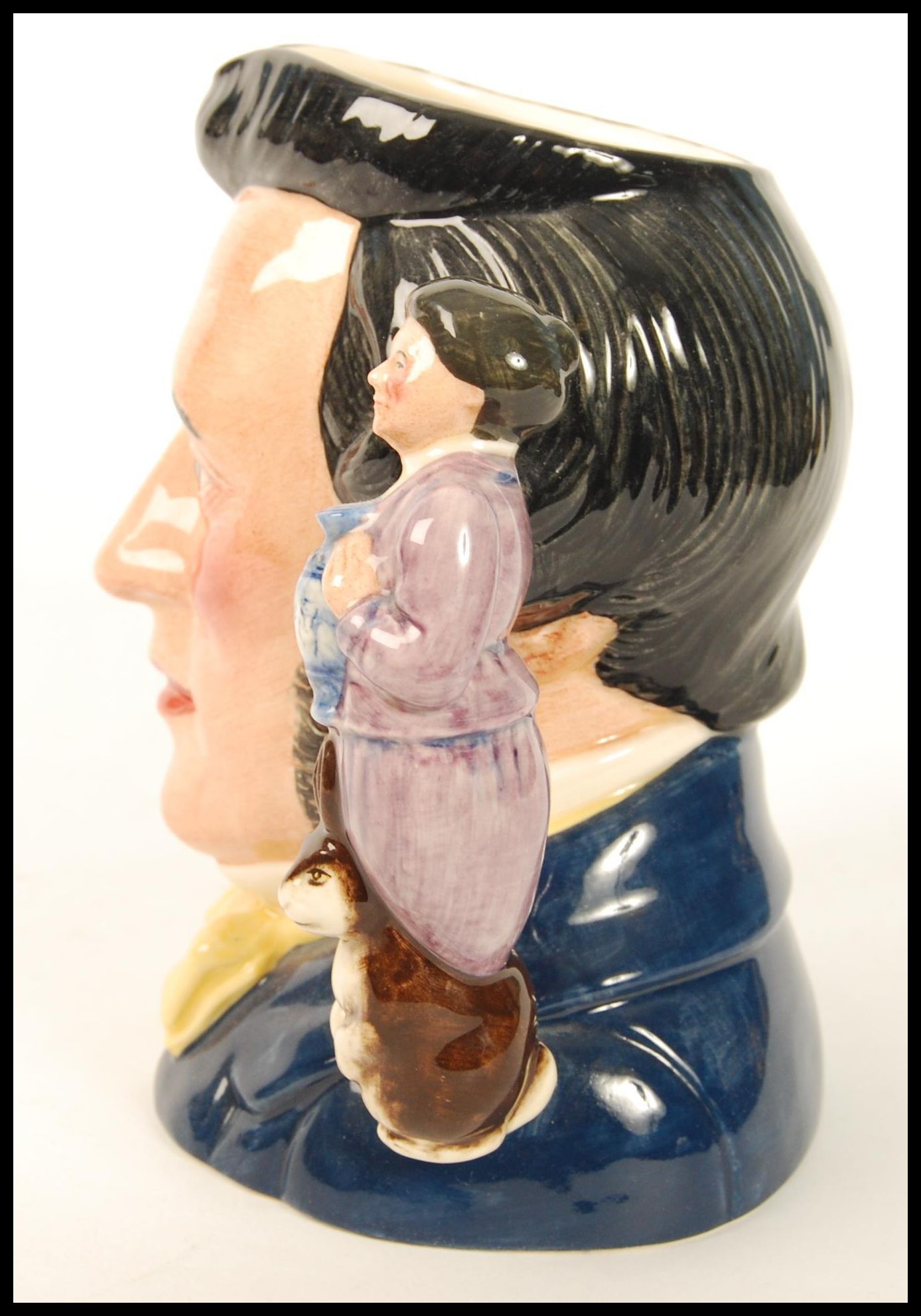 A Royal Doulton limited edition large character jug Sir Henry Doulton D7054 (with cert) 417/1997. - Image 3 of 6