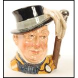 A Royal Doulton large character jug limited edition Mr Micawber D7040 limited edition 059/2500. With