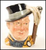 A Royal Doulton large character jug limited edition Mr Micawber D7040 limited edition 059/2500. With