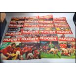 A collection of vintage / retro Rugby World magazines dating from 1970 running throughout the 70's