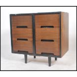 John and Sylvia Reid for Stag Furniture, C - Range 1950's walnut and ebonised detail finished