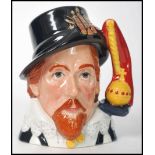 A Royal Doulton large character jug King James I D7181 limited edition with certificate 0969/1000.