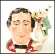 A Royal Doulton large character jug Louis Carroll D7096, jug of the year 1998. Note; from an