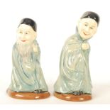 A pair of boxed Royal Doulton figurines The Spook D7132 and The Bearded Spook D7133 Note; from an