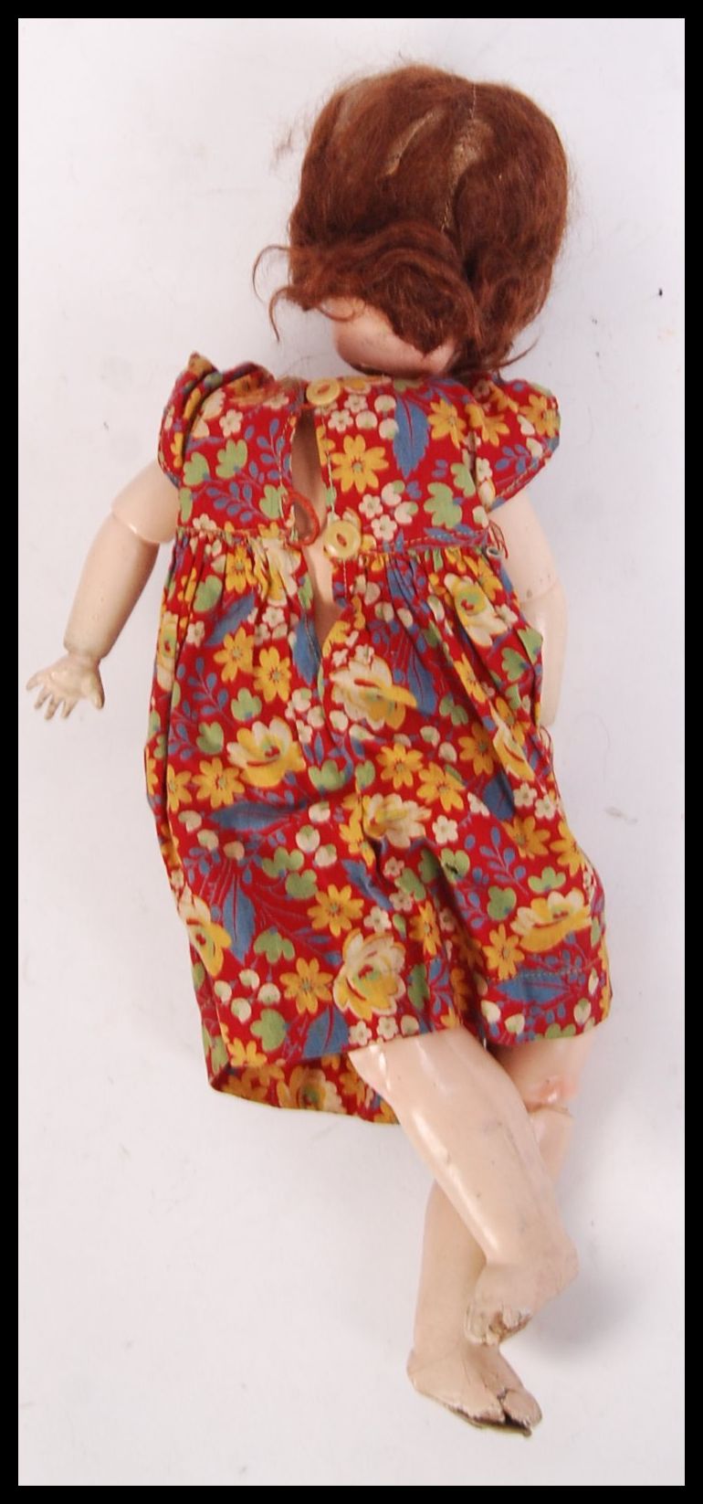 ANTIQUE EARLY 20TH CENTURY COMPOSITION DOLL - Image 4 of 4