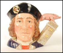 A Royal Doulton large character jug Richard III D7099 limited edition with certificate 496/1500.