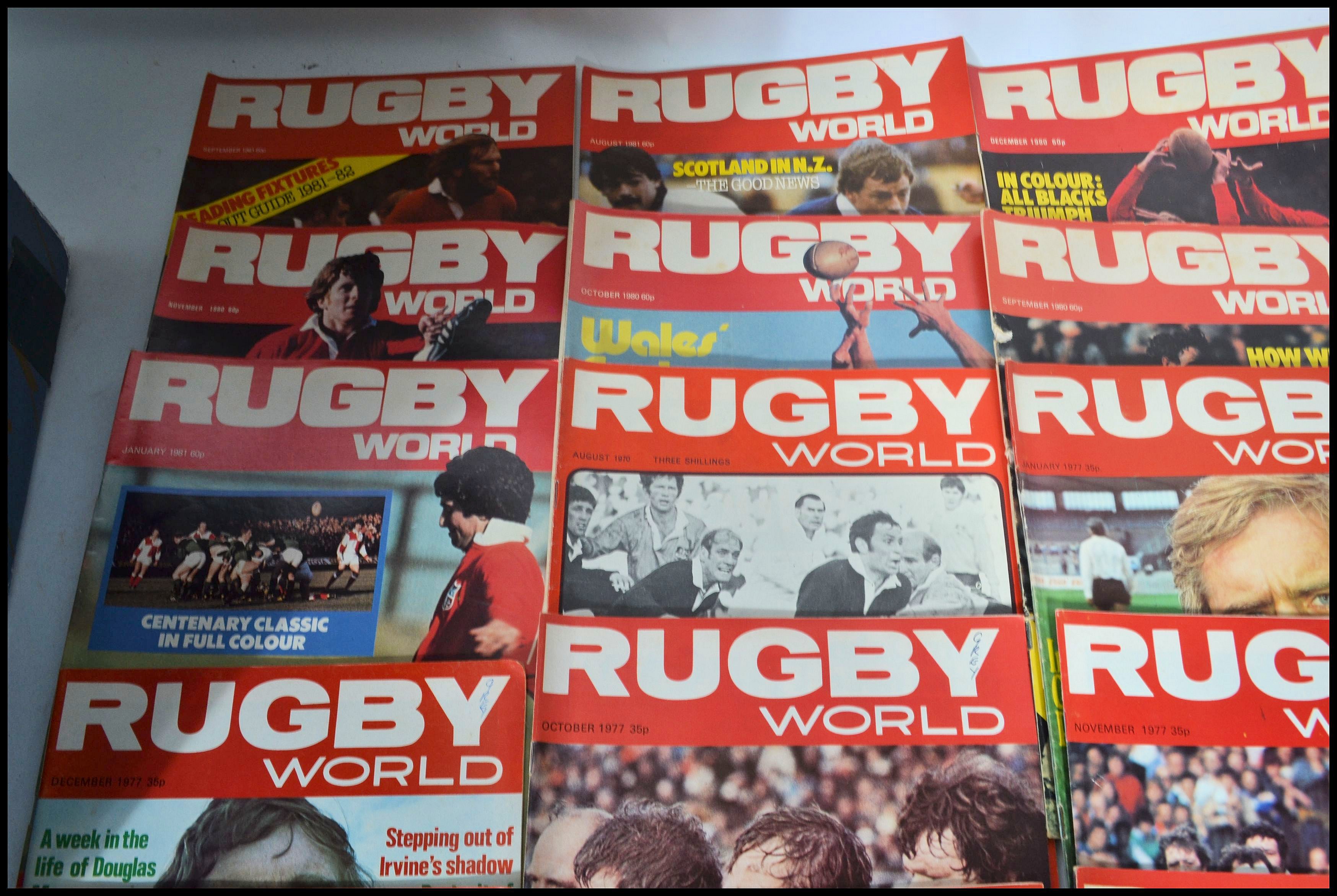 A collection of vintage / retro Rugby World magazines dating from 1970 running throughout the 70's - Image 4 of 6