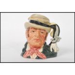 A Royal Doulton Large Character Jug Bill Sikes D6981,limited edition 614/2500. Measures 17cms