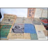 WWII Ephemera; a collection of largely WWII Second World War and related ephemera, to include;