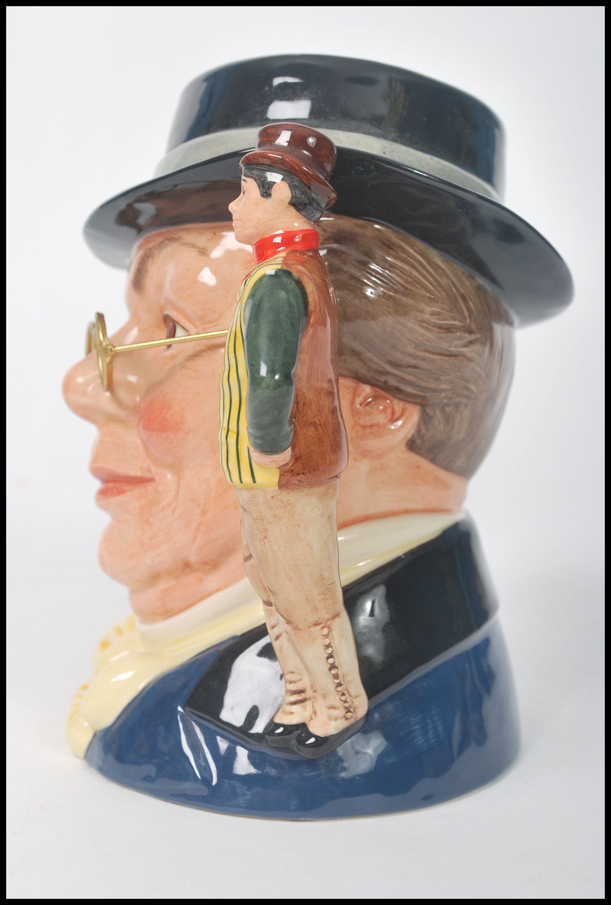 A Royal Doulton large character jug Mr Pickwick D6959 limited edition 259/2500. Measures 17cms high. - Image 2 of 6