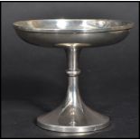 An early 20th century silver hallmarked tazza having a Masonic Crest - Worshipful Company od