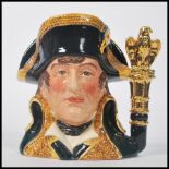 A Royal Doulton rare sample Character jug Napoleon D6941 Sample painted base. Measures 17cms high.