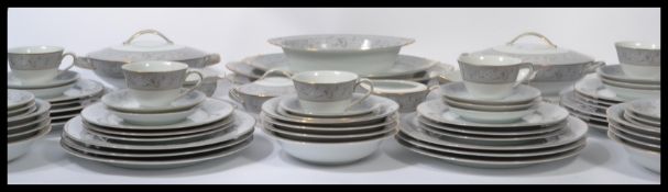 A vintage 20th century extensive dinner service by Noritake in the Chelsea pattern to include