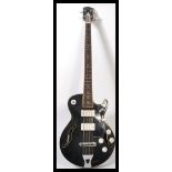 A good vintage ' Dominant ' Precision Musical Instruments hollow body bass guitar. 4 strings, with