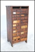 A fantastic 24 drawer watch makers miniature chest of drawers / specimen cabinet