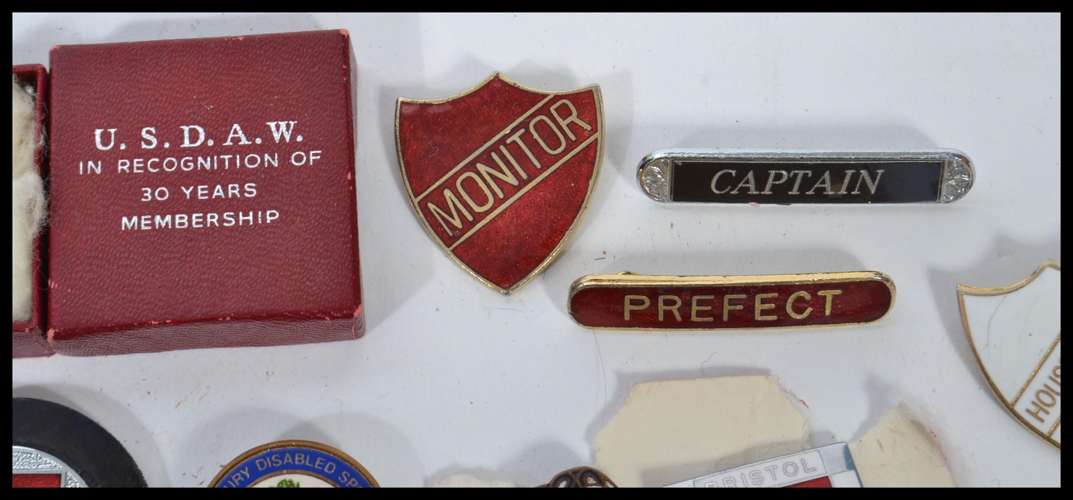 A good collection of vintage Enamel pin badges dating from the first half of the 20th century to - Image 8 of 10
