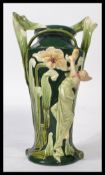 A 19th century Victorian Art Nouveau /  Secessionist movement Austrian / German vase having raised
