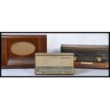 A group of three vintage 20th century radios / radiograms to include a IRYS radio , a Philips and