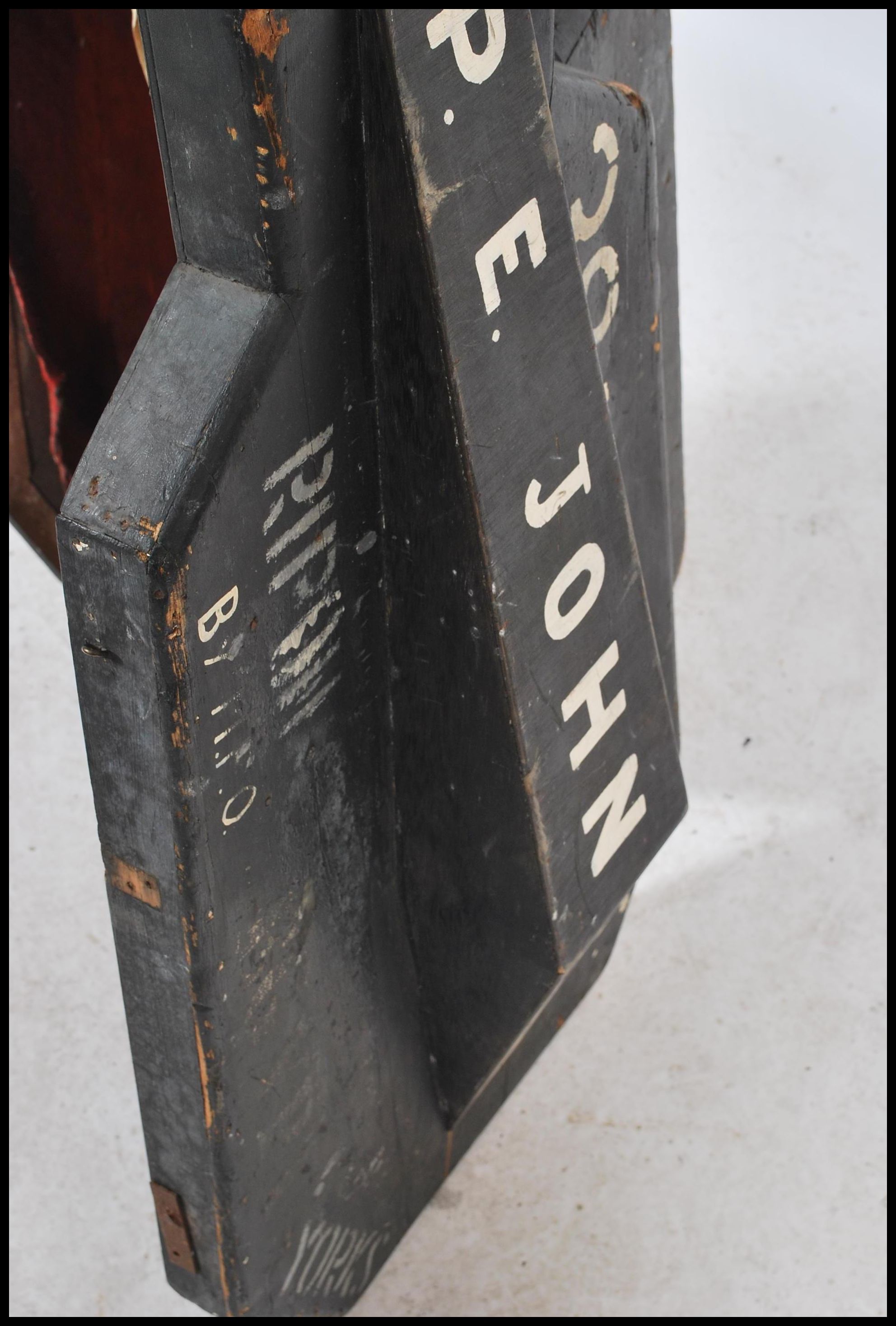 A decorative unusual early 20th century wooden cello case of ebonised finish having a lined - Image 7 of 8