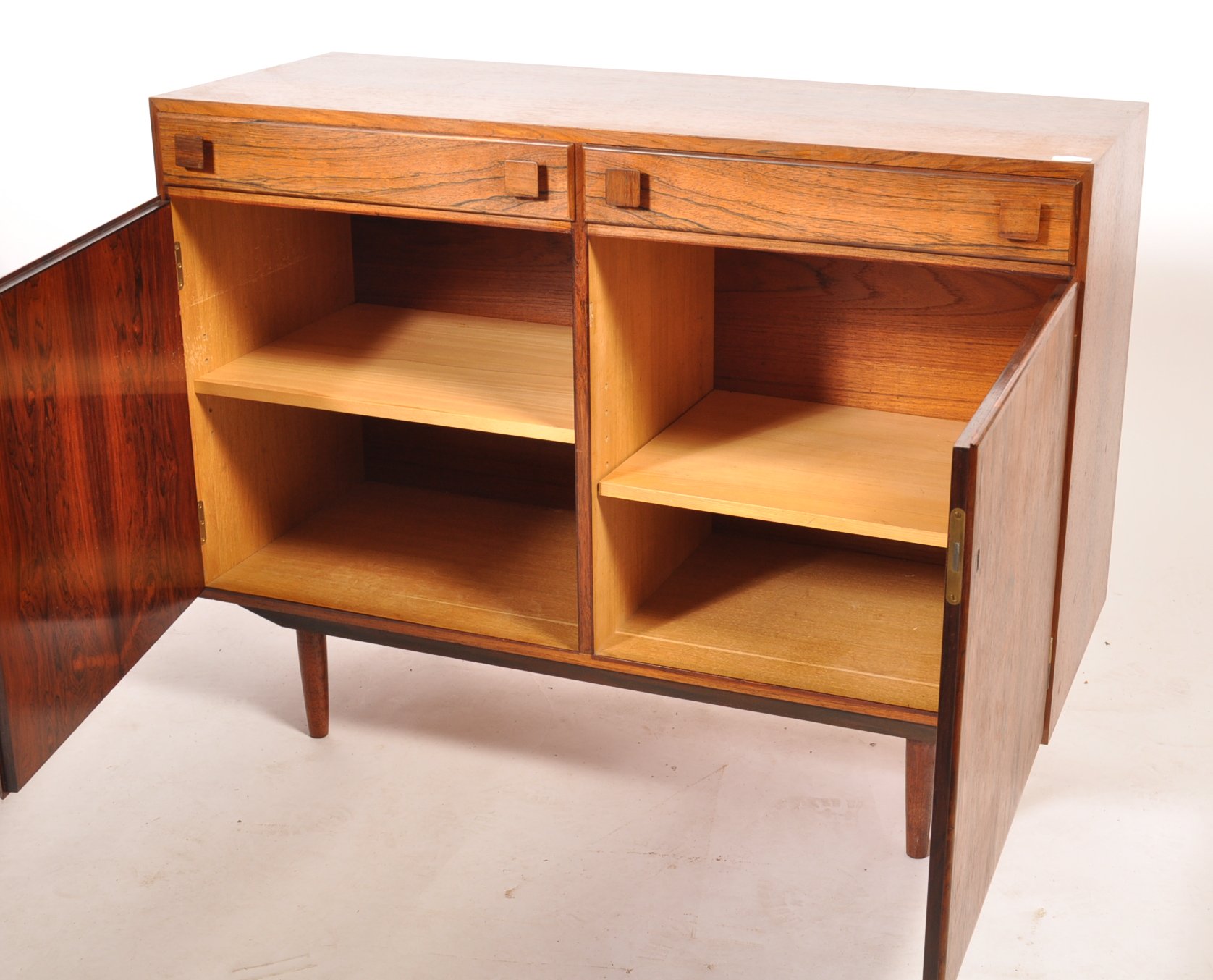 Takashi Okamura and Erik Marquardsen - O. Bank Larsen - A superb mid century Danish manner teak wood - Image 6 of 7